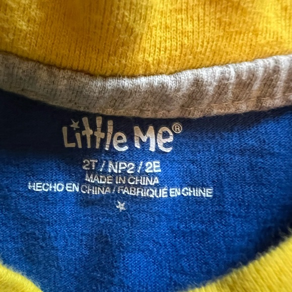 Boys Little Me 2 piece Cotton joggers and long sleeve tee - Picture 3 of 4